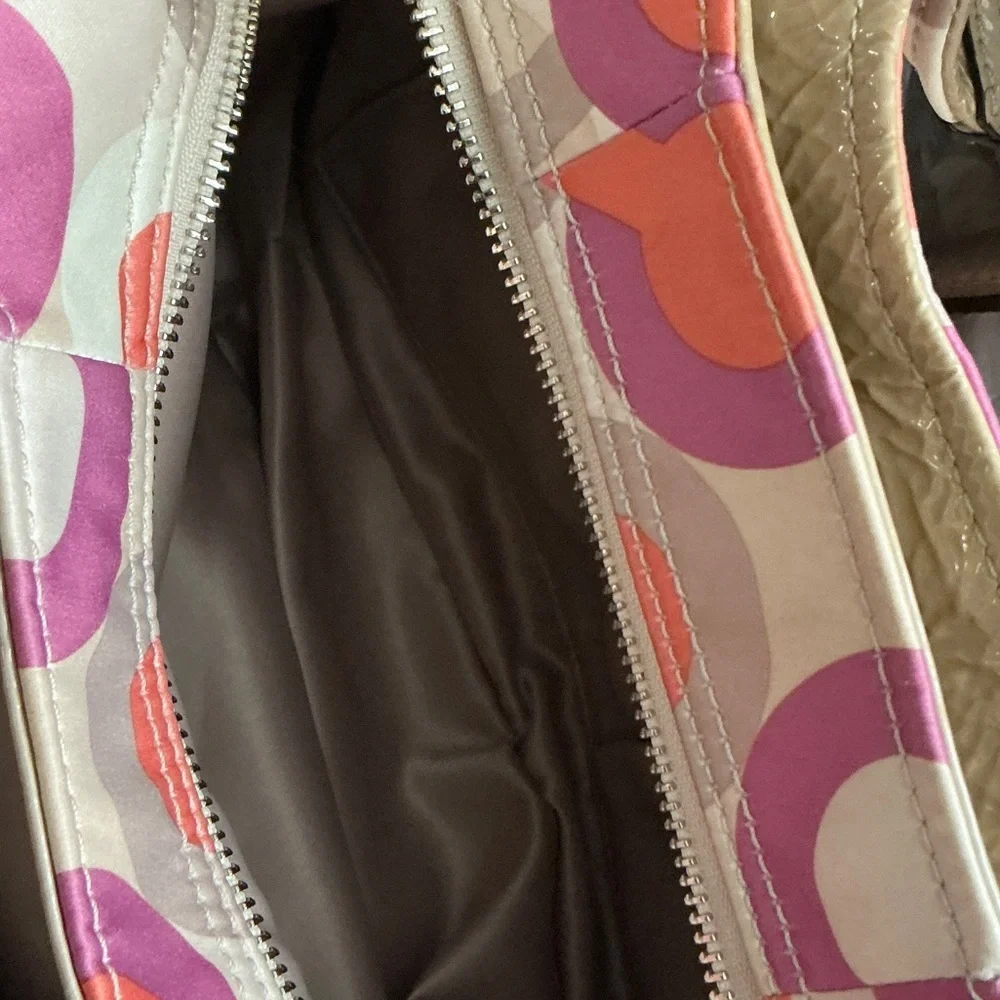 Coach Madison Maggie Op Art Signature shoulder bag
